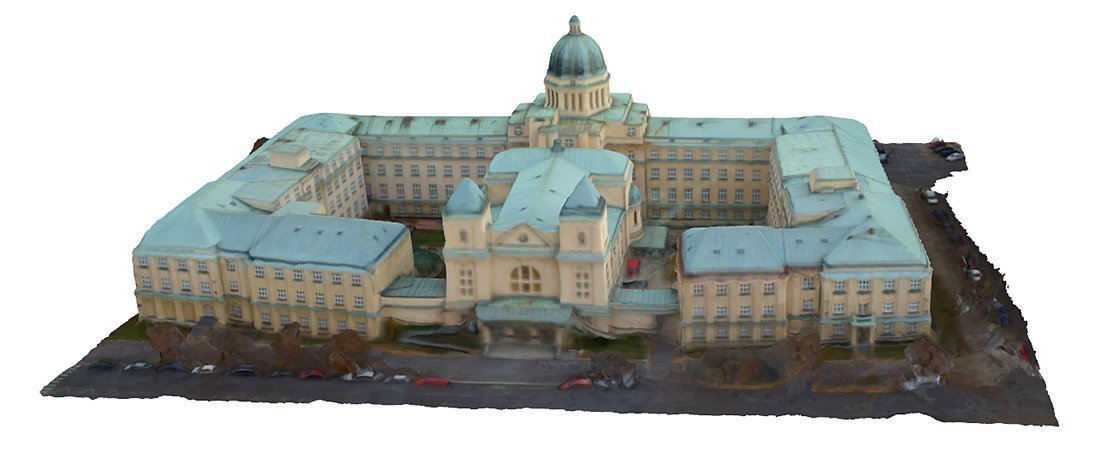 Texturovaný 3D model Arcibiskupského semináře